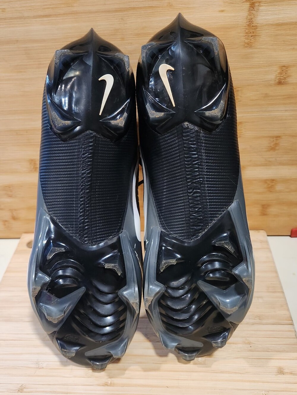 Nike Vapor Edge Pro 360 2 Black Football Cleats DA5456-010 Men's Size 13 - Picture 5 of 8